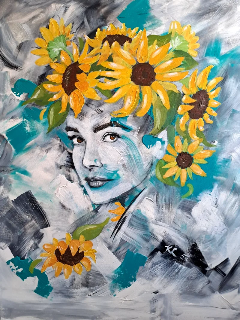 Sonniges Gemüt — Acryl auf Leinwand von Katharina Lechner